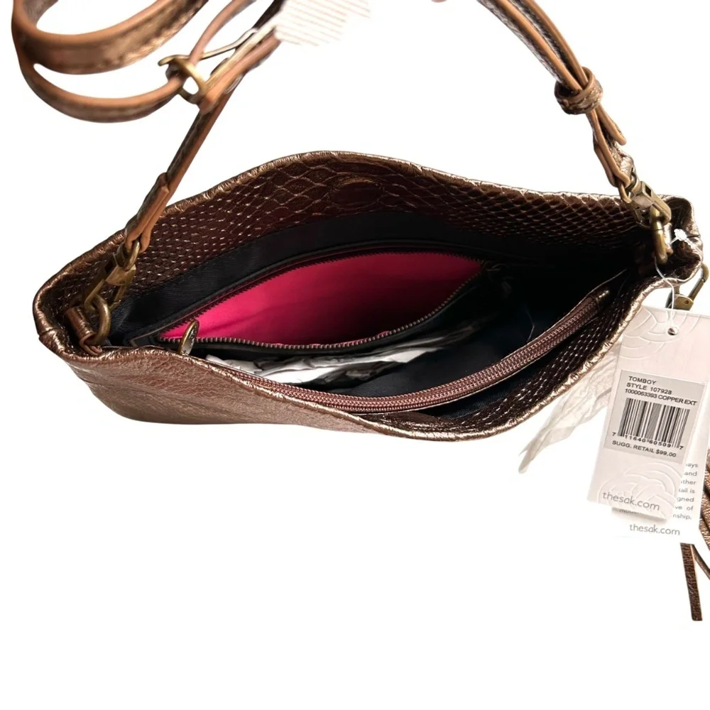 NWT The Sak Leather Snake Skin Look 